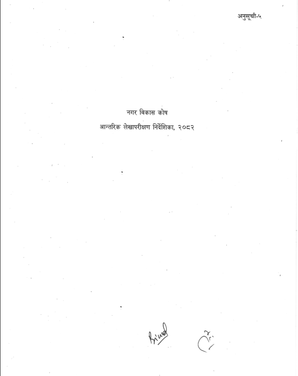 Internal Auditing Manual (Nepali) Board
